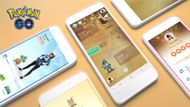Official Pokemon GO artwork detailing some of the mobile game's social mechanics (Image via Niantic)